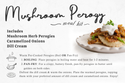 Mushroom Perogie Meal Kit