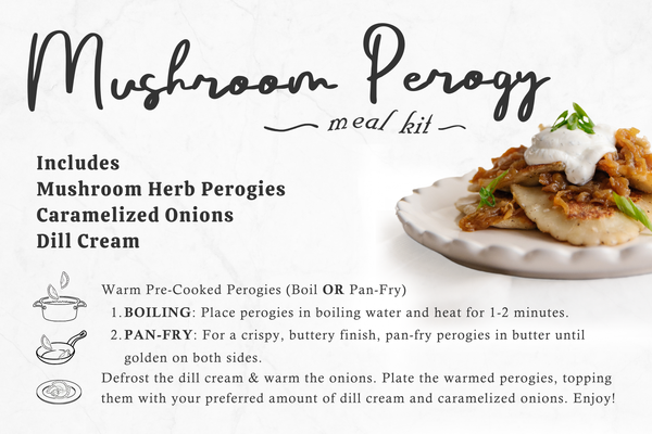 Mushroom Perogie Meal Kit