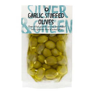 Silver & Green Olives