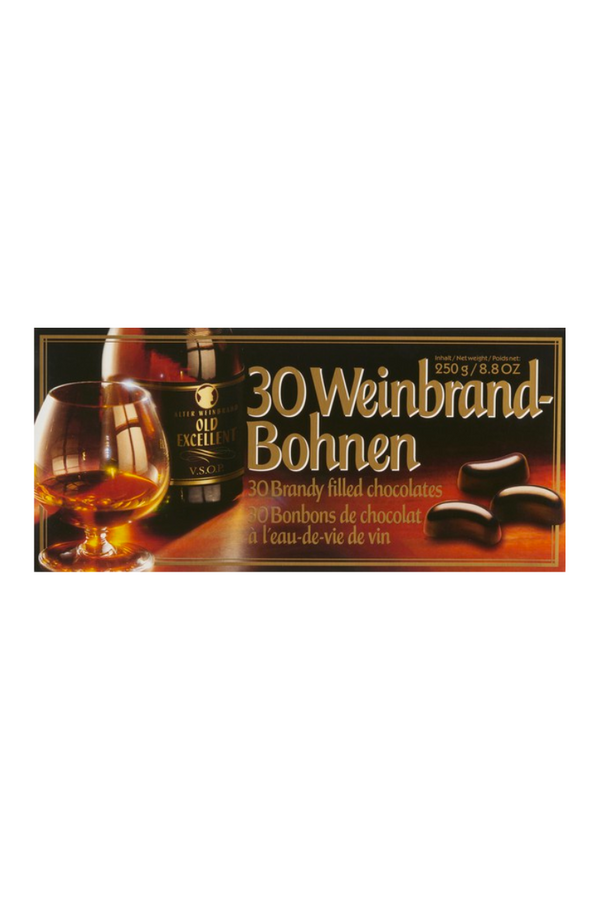 30 Weinbrand Bohnen Chocolate Box