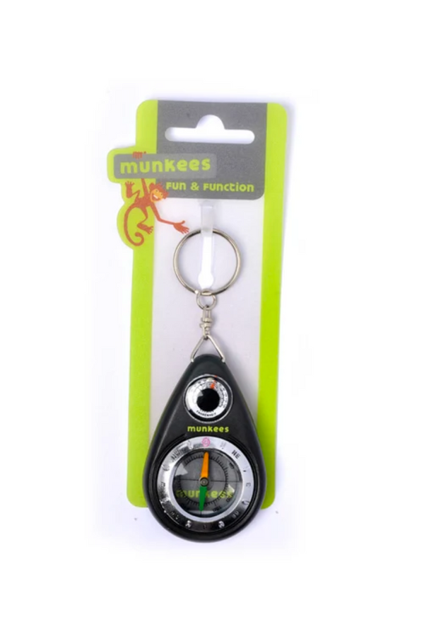 Keychain Compass & Thermometer
