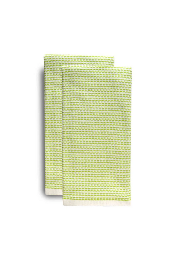 Green Terry Towel Set of 2