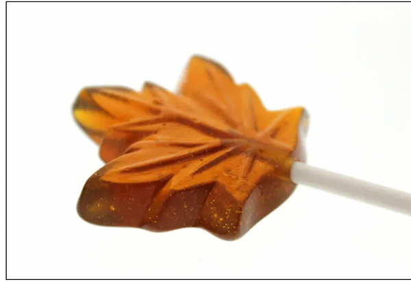 Pure Maple Leaf Syrup Lollipops