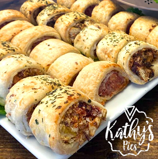 Turkey, Stuffing & Cranberry Rolls