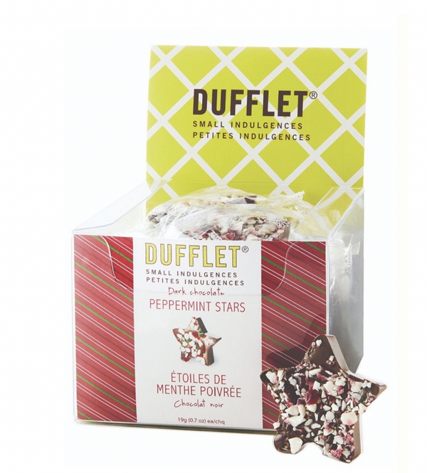 Dufflet: Dark Chocolate Peppermint Stars