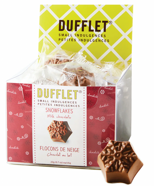 Dufflet: Milk Chocolate Snowflakes