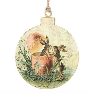 Bunny & Egg Ornament