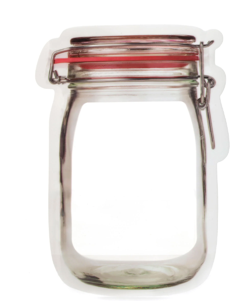 Zipper Bag Mason jar