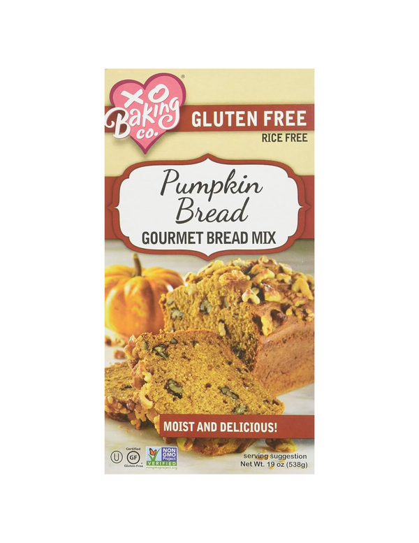 XO Baking Gluten Free Pumpkin Bread Mix