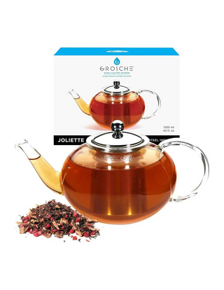 Joliette Glass Infuser Teapot