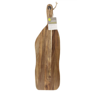 Acacia Wood Serving Cutting Board - Bottle