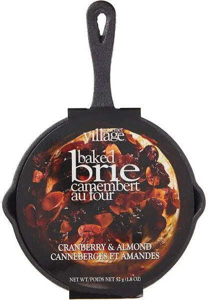 Cranberry Almond Brie with Skillet