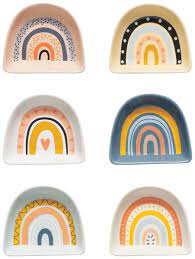 Rainbow Shaped Pinch Bowls