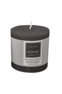 Black Rustic Pillar Candle