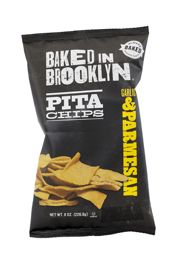 Baked In Brooklyn Pita Chip Garlic & Parmesan