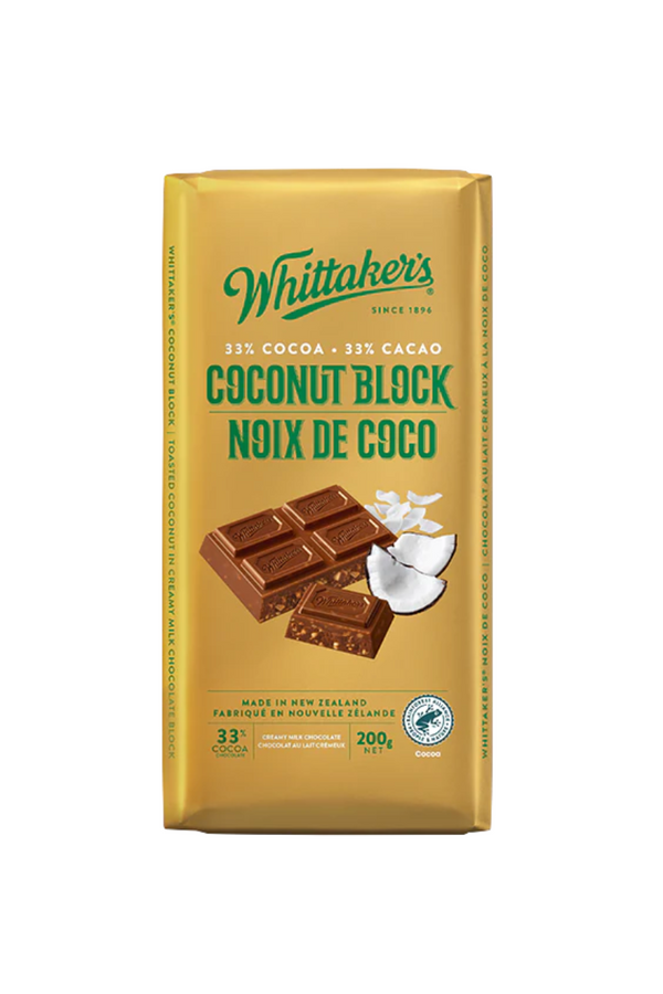 Whittaker Coconut Block Bar