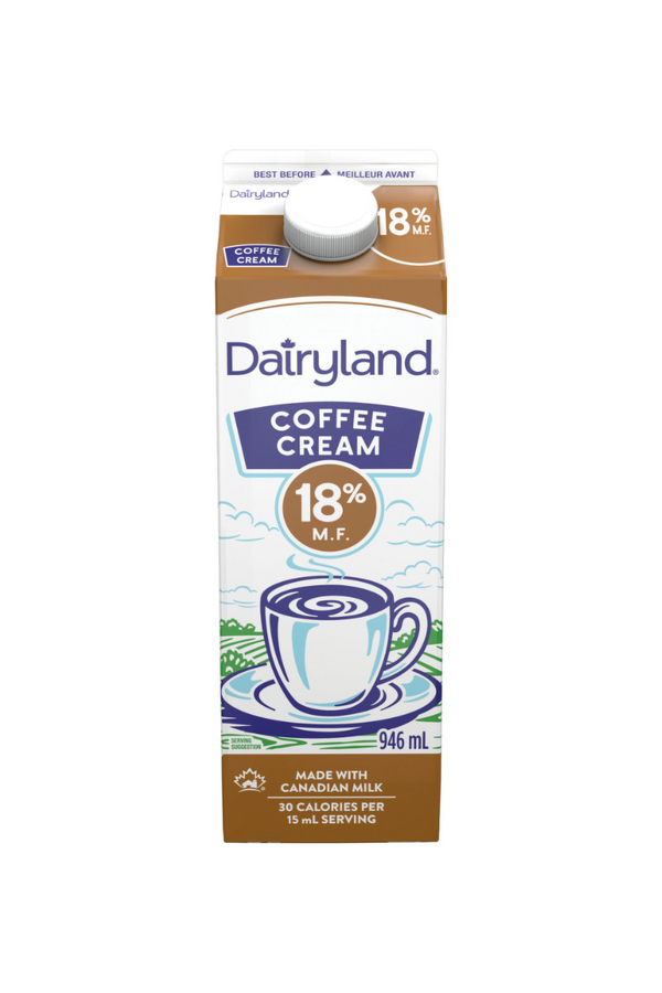 Dairyland 18% Coffee Cream 946ml
