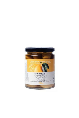 Bella di Cerignola Olives with Lemon