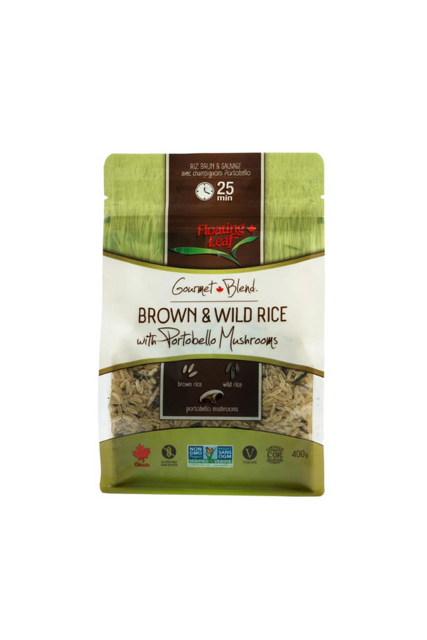 Brown & Wild Rice with Portobello Mushrooms