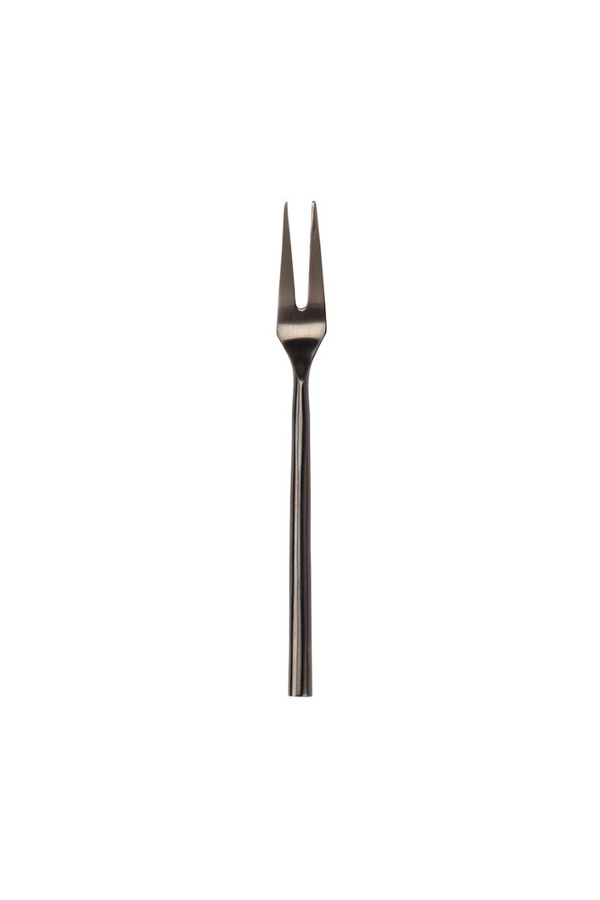 Matte Black Cocktail Fork