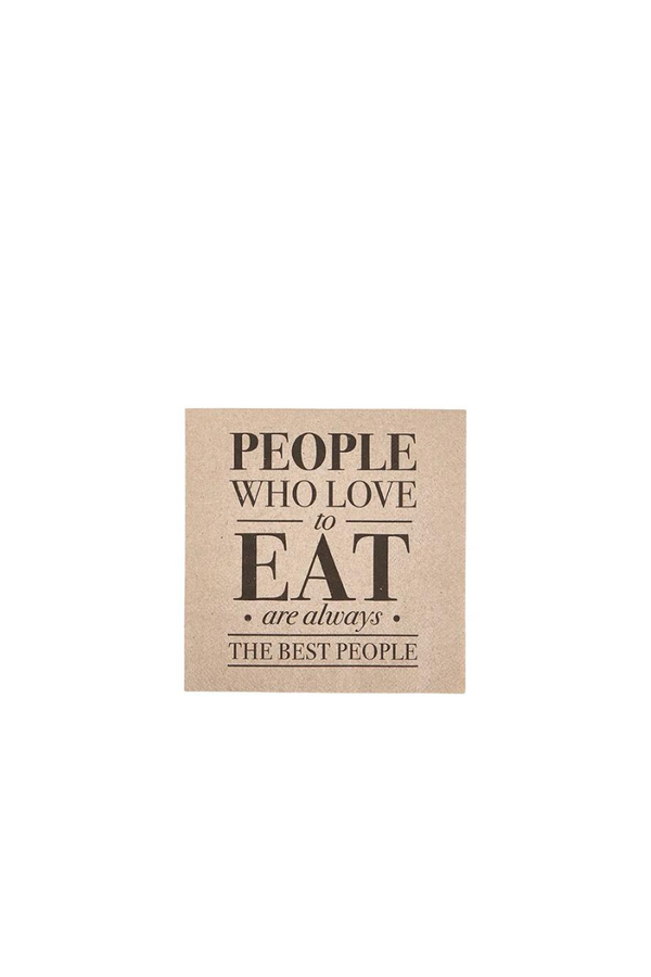 “People Who Love to Eat” Paper Napkins