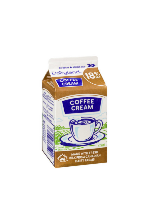Dairyland 18% Coffee Cream 473ml